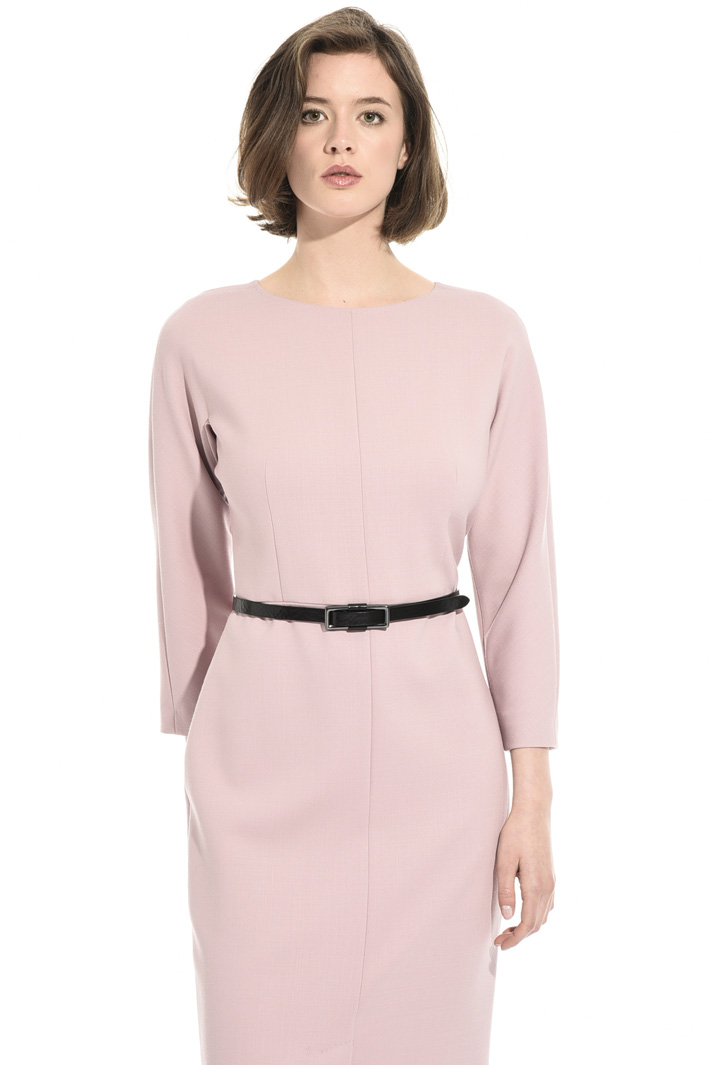 Wool crepe sheath dress Intrend Wool crepe sheath dress Intrend