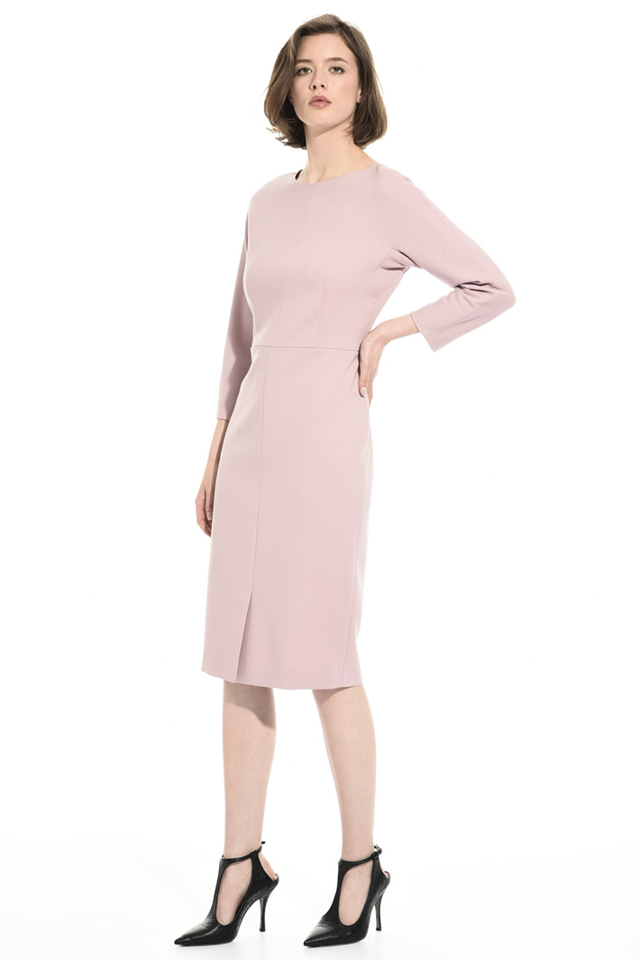 Wool crepe sheath dress Intrend Wool crepe sheath dress Intrend