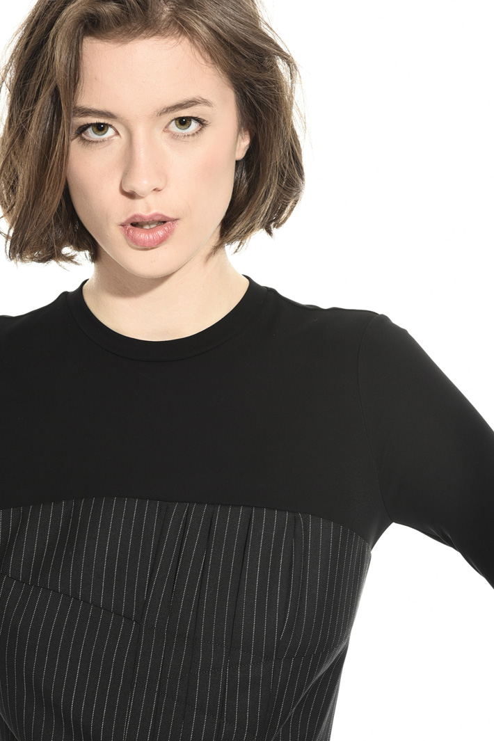 Pinstriped dress Intrend Pinstriped dress Intrend