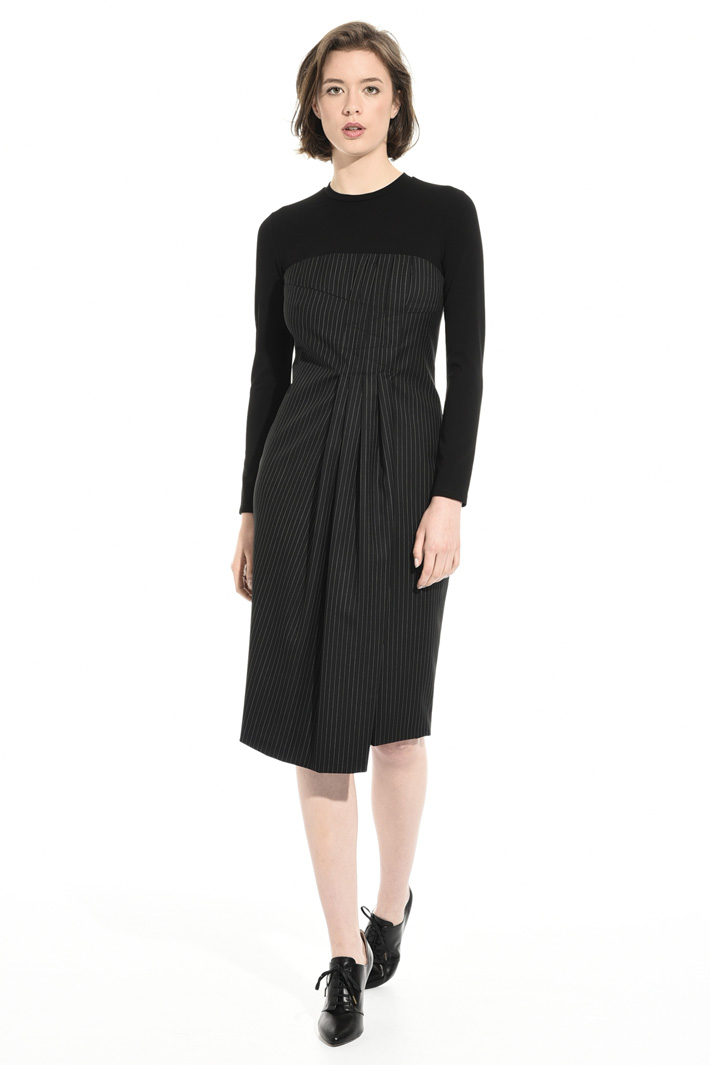 Pinstriped dress Intrend Pinstriped dress Intrend