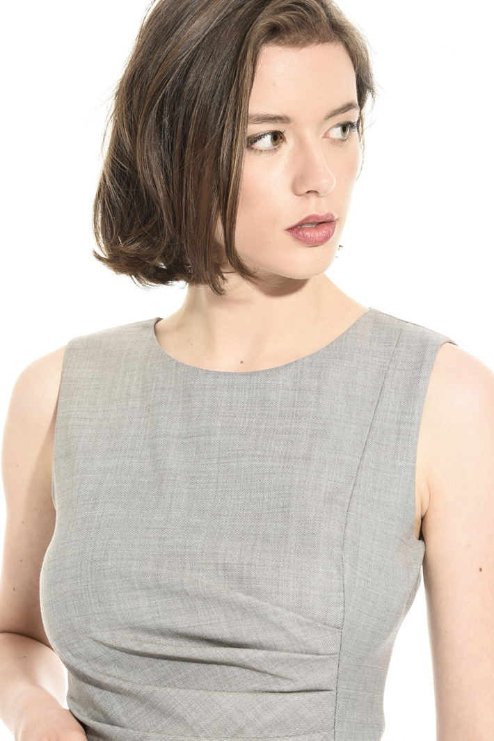 Draped sheath dress Intrend Draped sheath dress Intrend