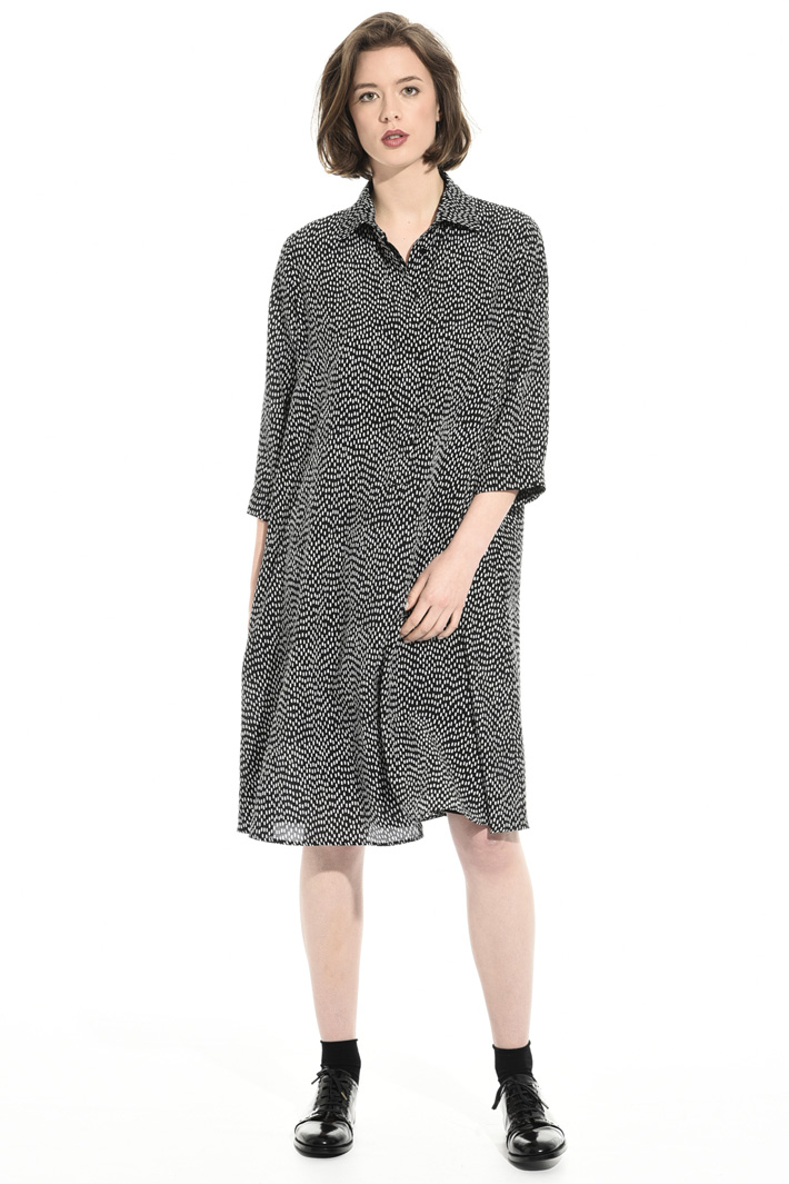 Oversized silk crepe dress Intrend Oversized silk crepe dress Intrend