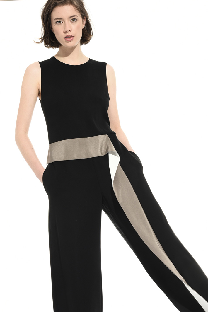 Long triacetate jumpsuit Intrend Long triacetate jumpsuit Intrend