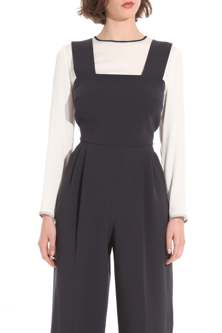 Wool crepe jumpsuit Intrend Wool crepe jumpsuit Intrend
