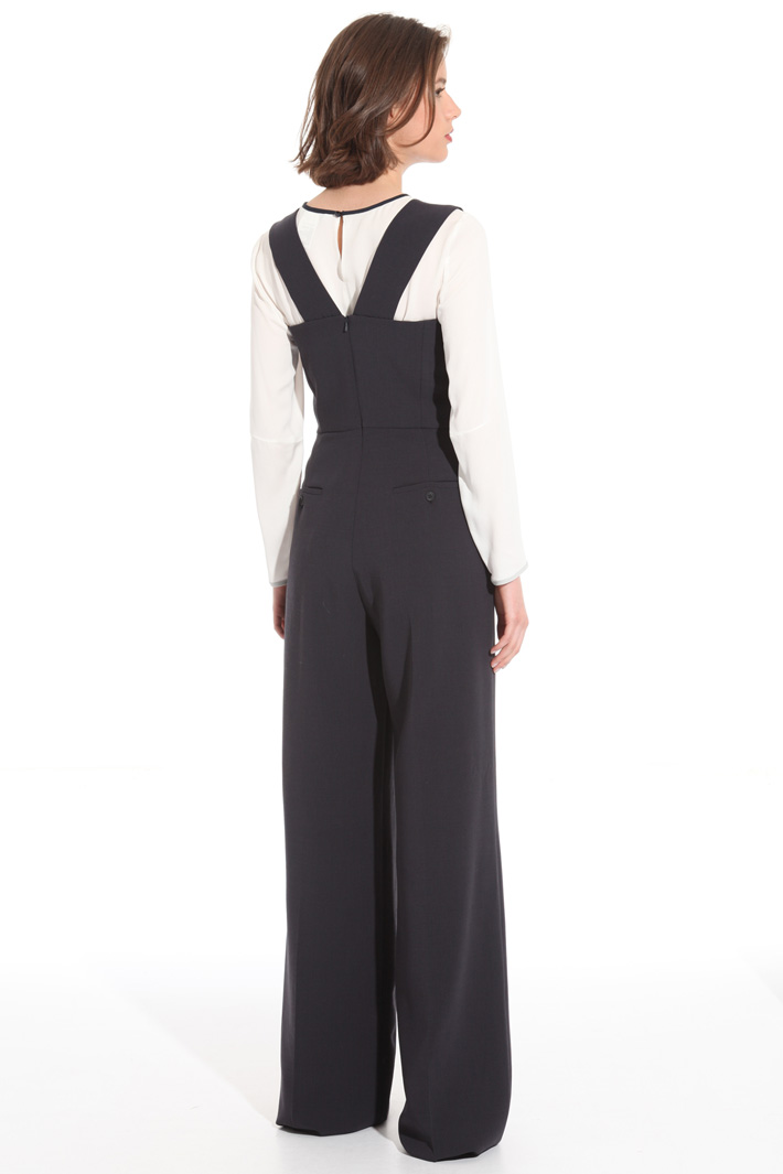 Wool crepe jumpsuit Intrend Wool crepe jumpsuit Intrend