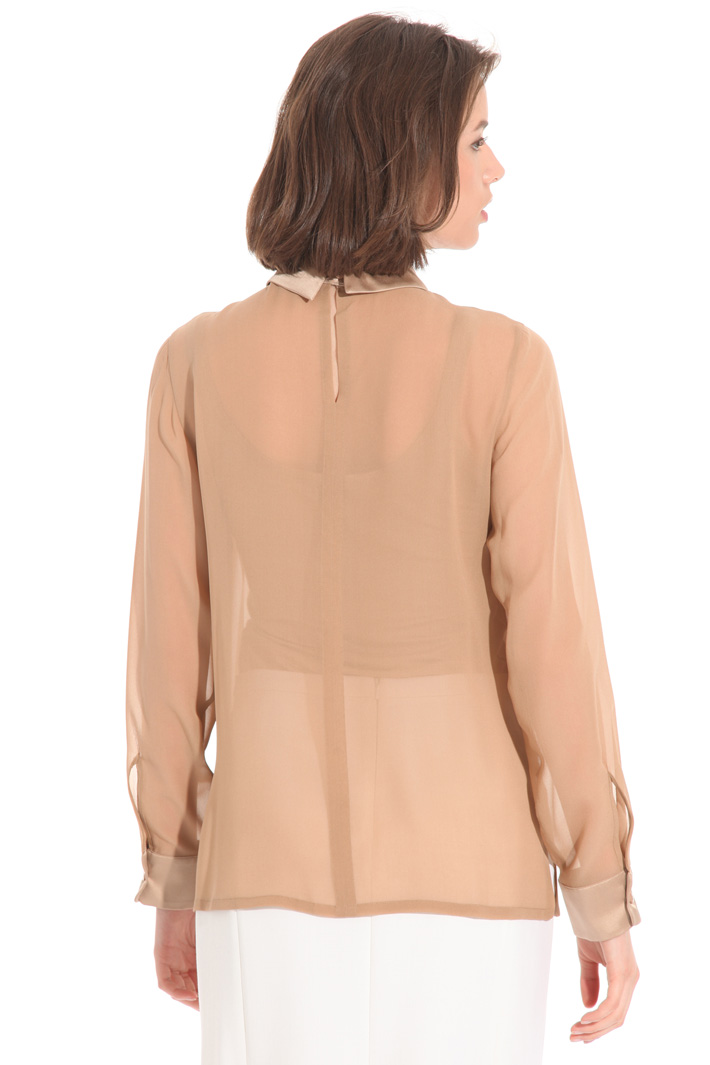 Georgette and satin blouse Intrend Georgette and satin blouse Intrend