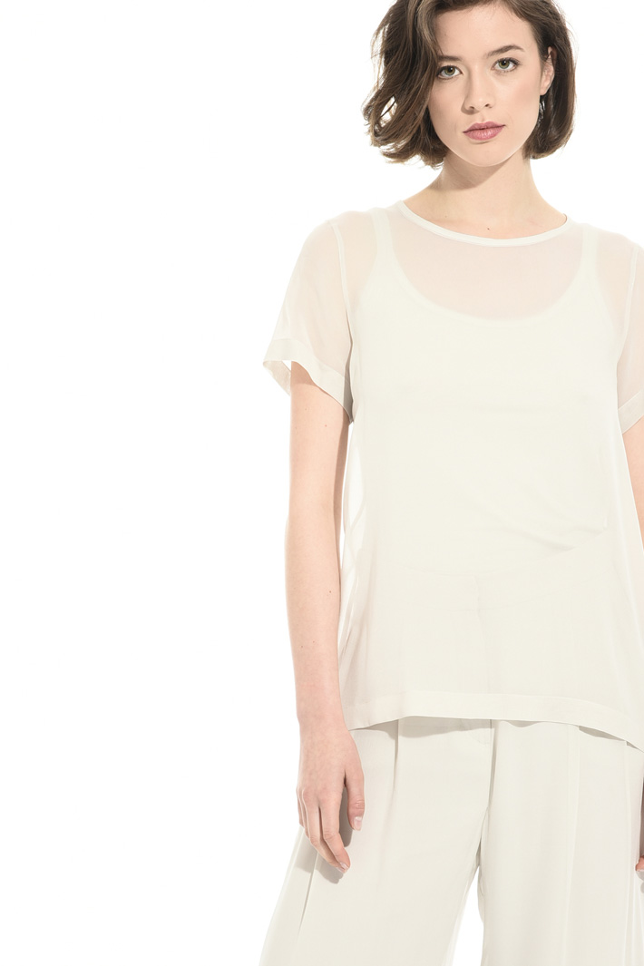Silk georgette blouse Intrend Silk georgette blouse Intrend