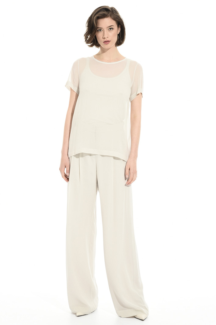 Silk georgette blouse Intrend Silk georgette blouse Intrend