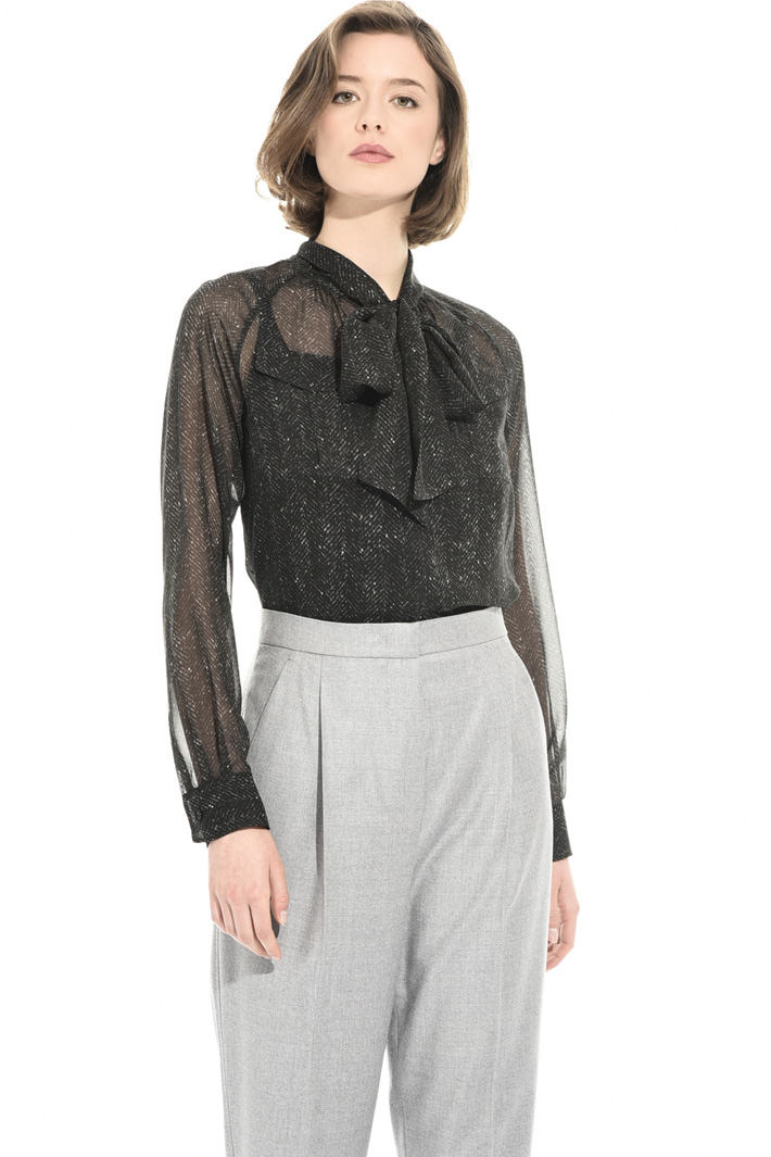 Silk georgette blouse Intrend Silk georgette blouse Intrend
