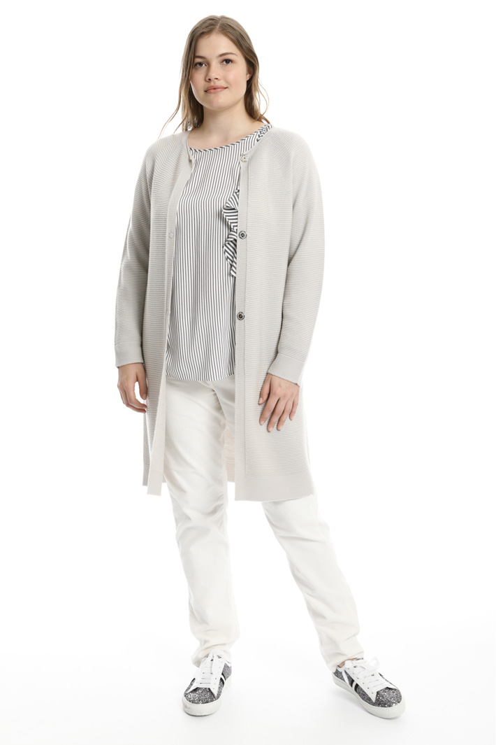 Long wool cardigan Intrend Long wool cardigan Intrend