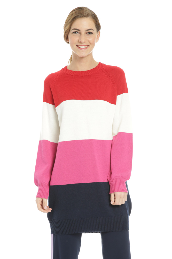 Multicoloured striped dress Intrend Multicoloured striped dress Intrend