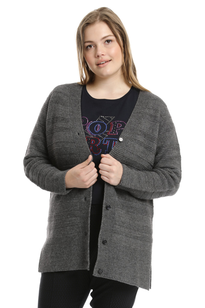 Links-links stitch cardigan Intrend Links-links stitch cardigan Intrend