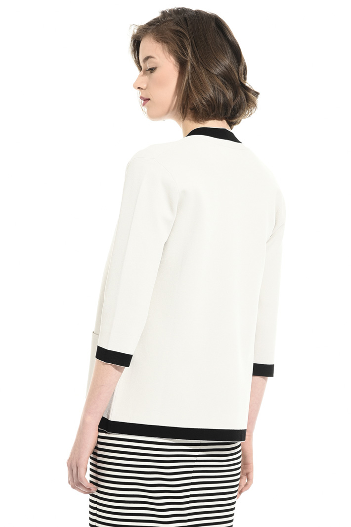 Contrast edge cardigan Intrend Contrast edge cardigan Intrend