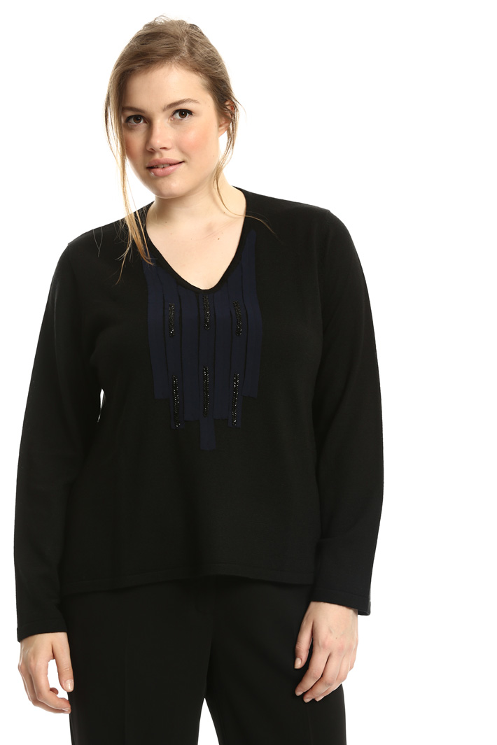 Wool sweater with embroidery
Intrend Wool sweater with embroidery
Intrend
