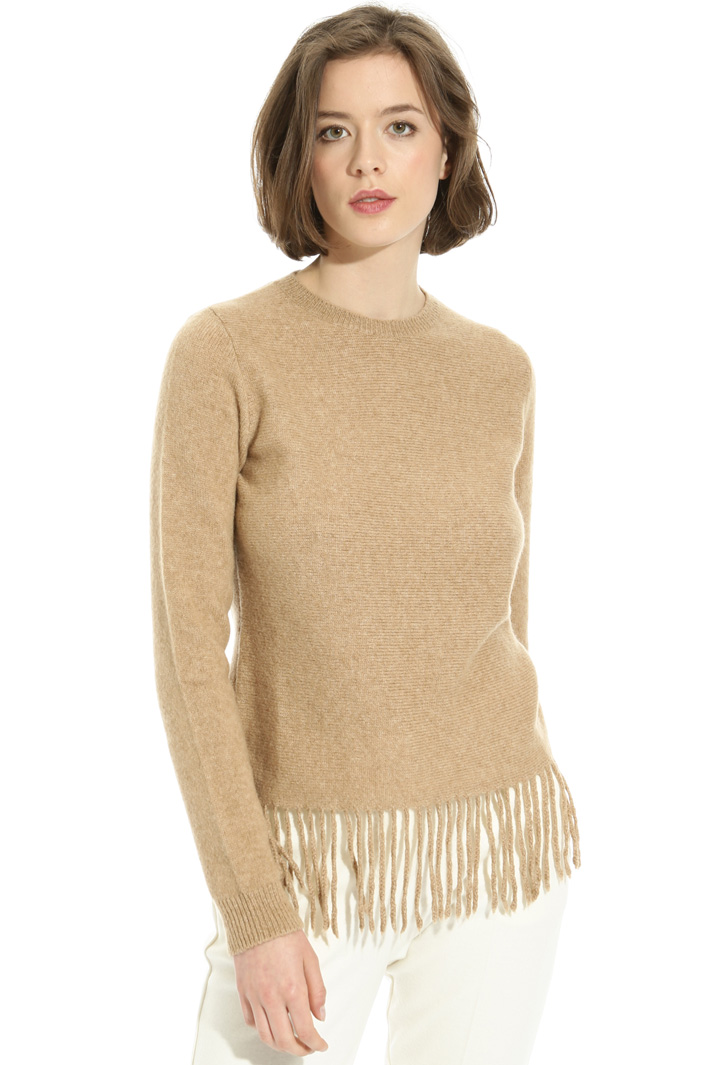 Fringed sweater Intrend Fringed sweater Intrend