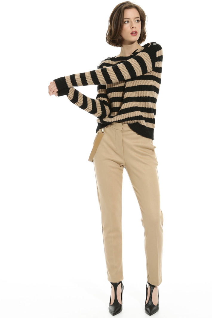 Ribbed cashmere sweater Intrend Ribbed cashmere sweater Intrend