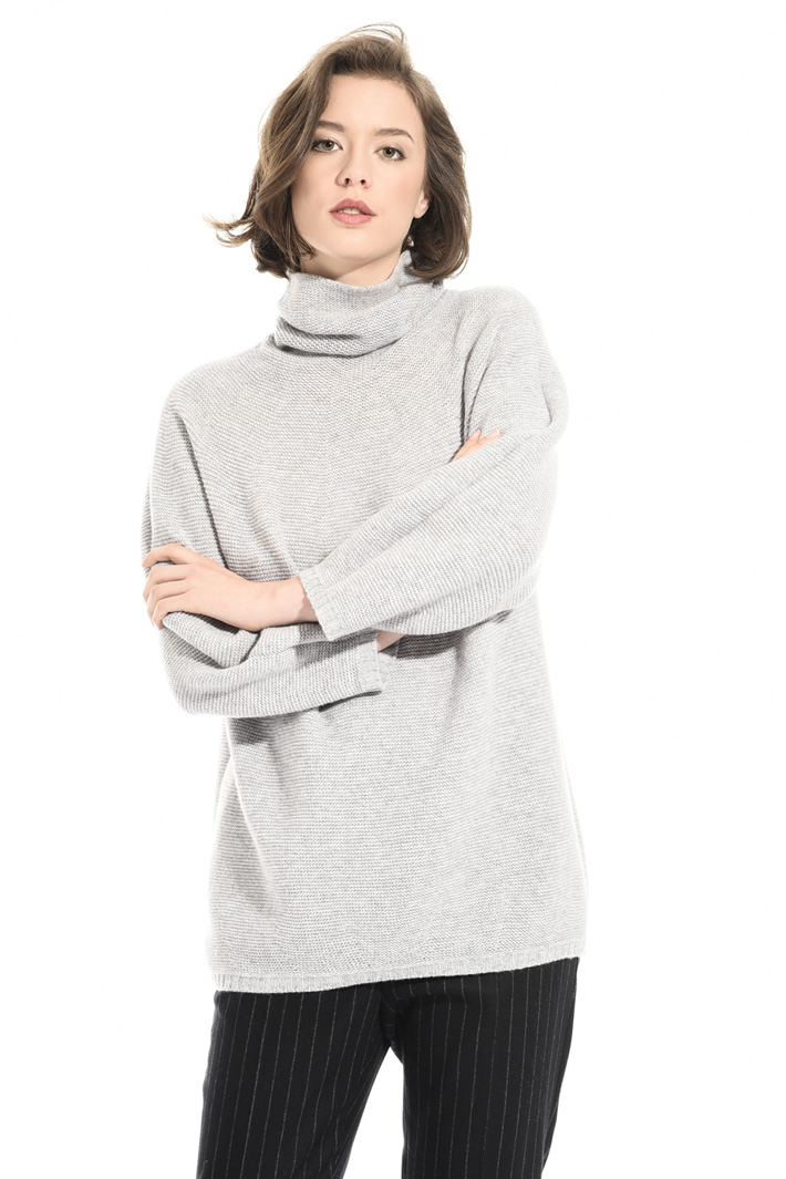 Funnel neck sweater Intrend Funnel neck sweater Intrend