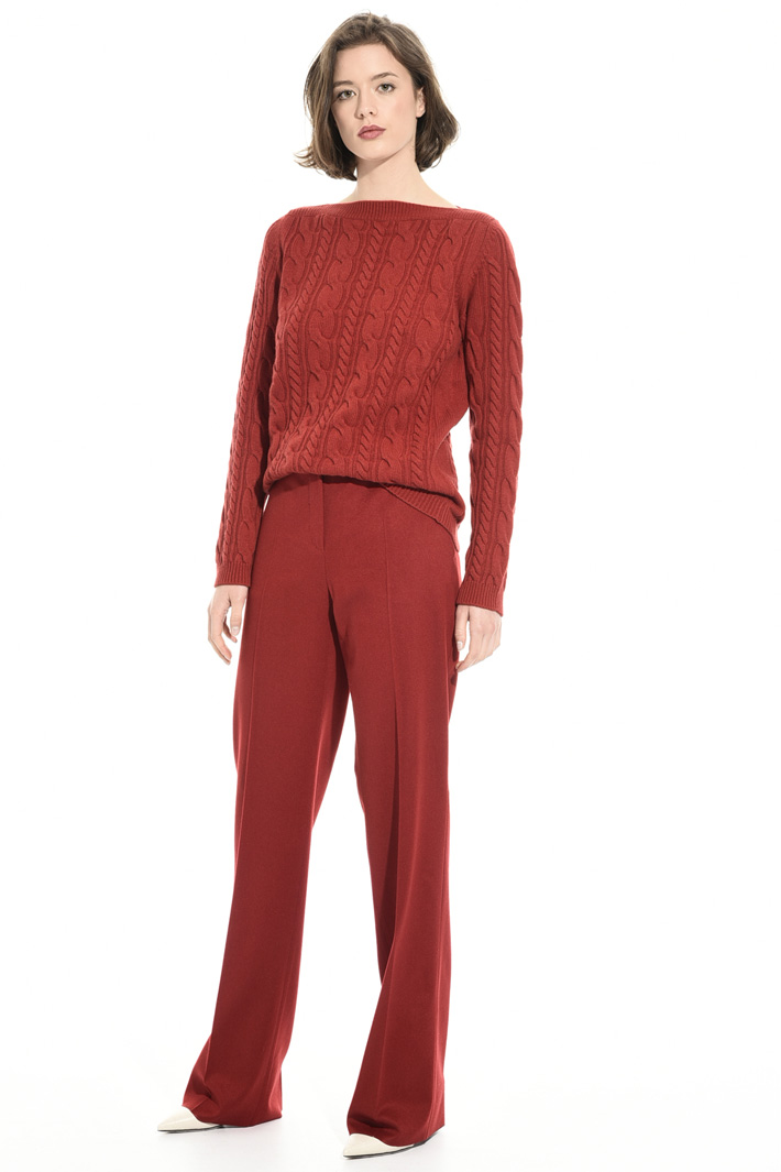 Braid stitch sweater Intrend Braid stitch sweater Intrend