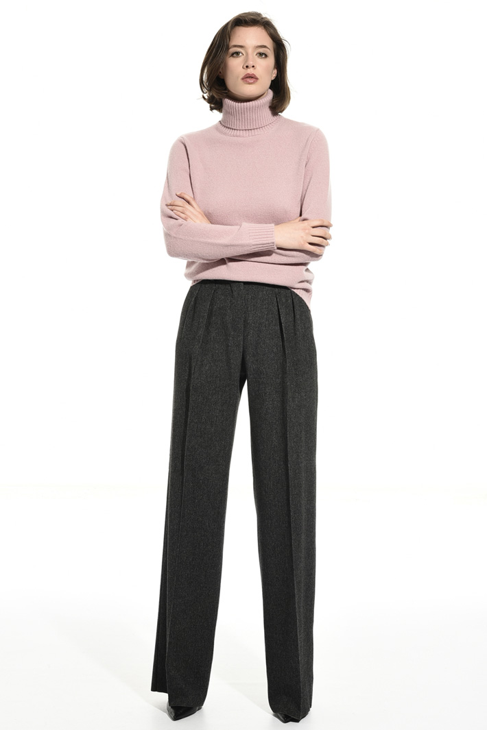 Wool blend turtleneck sweater Intrend Wool blend turtleneck sweater Intrend