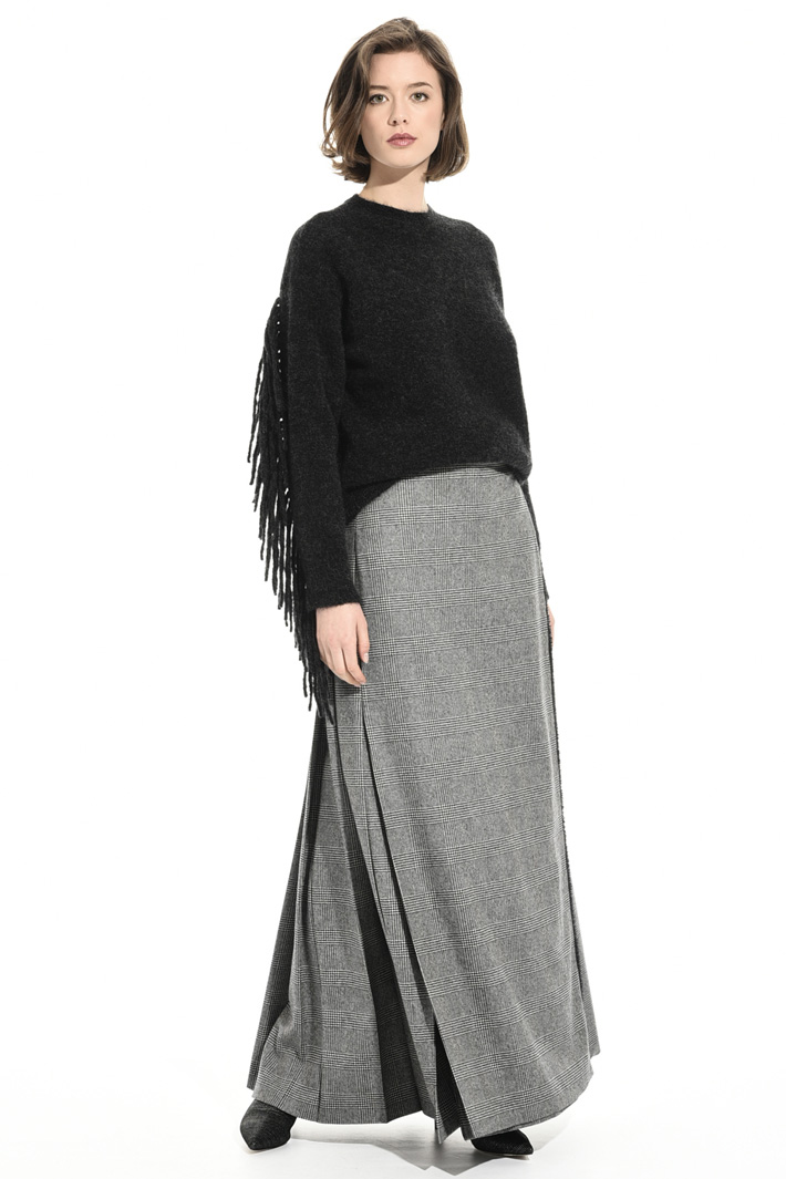 Fringed mohair sweater Intrend Fringed mohair sweater Intrend