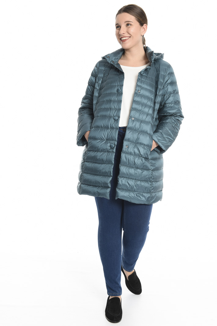 Fitted satin down coat Intrend Fitted satin down coat Intrend