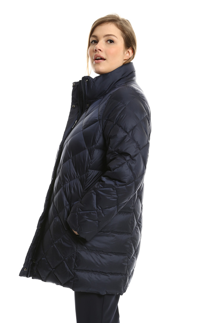 Quilted diamond pattern jacket Intrend Quilted diamond pattern jacket Intrend