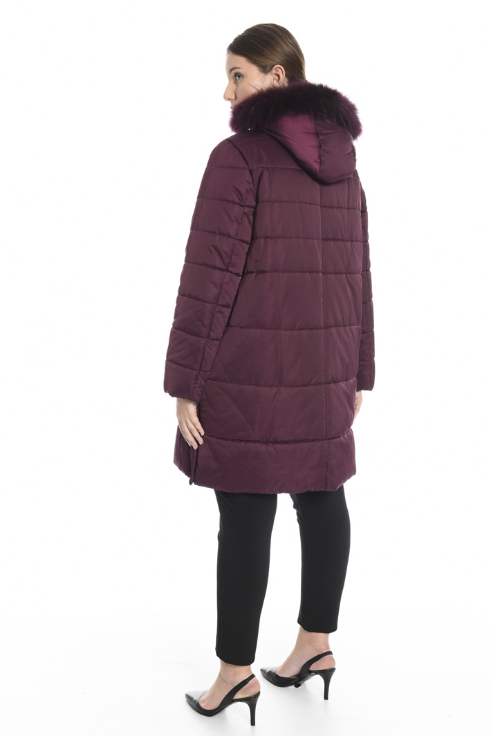 Fur trimmed puffer coat Intrend Fur trimmed puffer coat Intrend