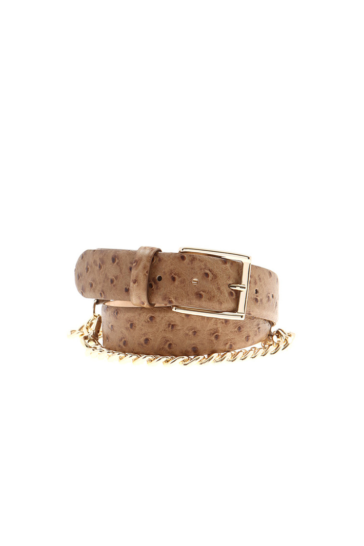 Leather belt Intrend Leather belt Intrend