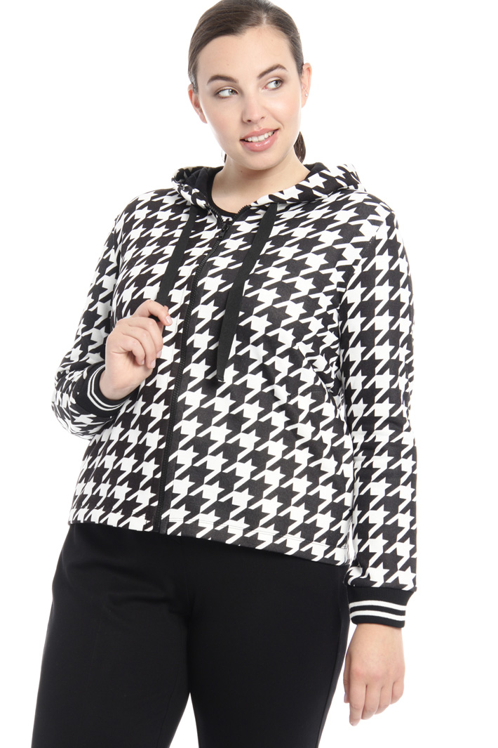 Printed cotton sweatshirt Intrend Printed cotton sweatshirt Intrend