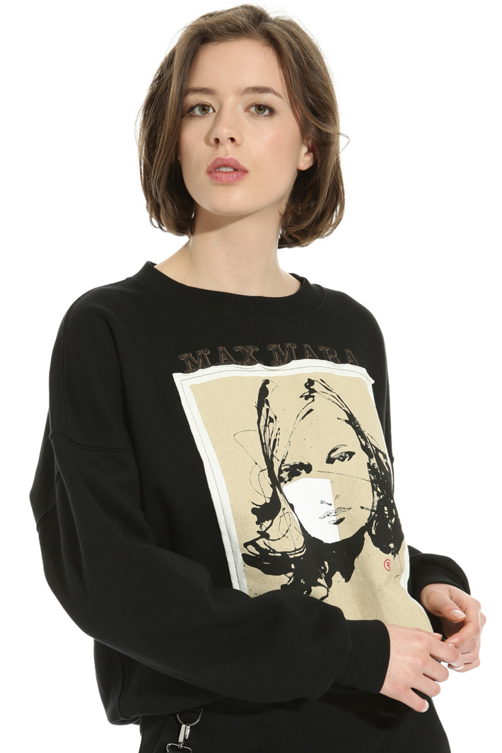 Cotton jersey sweatshirt Intrend Cotton jersey sweatshirt Intrend