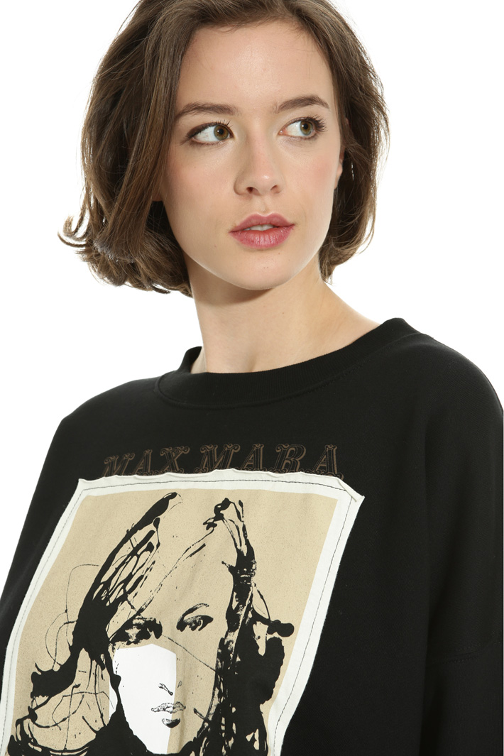 Cotton jersey sweatshirt Intrend Cotton jersey sweatshirt Intrend