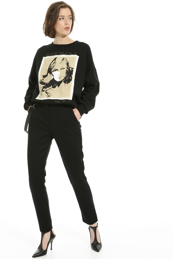 Cotton jersey sweatshirt Intrend Cotton jersey sweatshirt Intrend