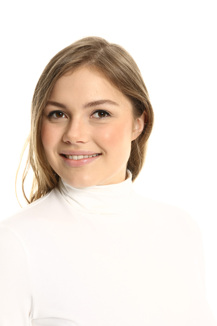 Viscose jersey turtleneck top Intrend Viscose jersey turtleneck top Intrend