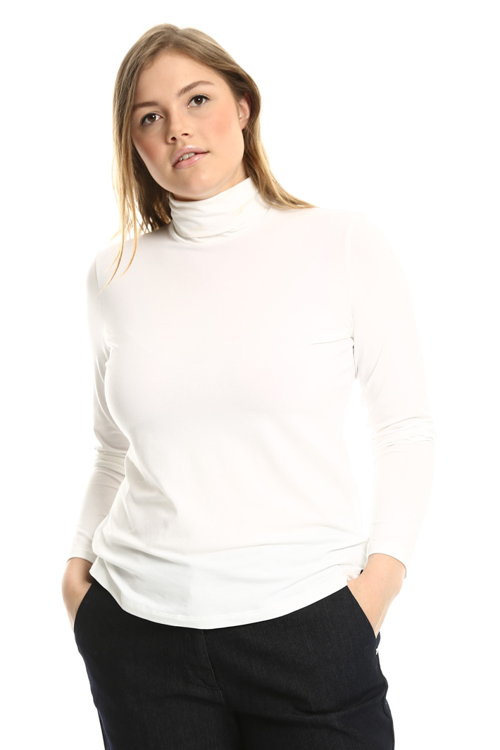 Viscose jersey turtleneck top Intrend Viscose jersey turtleneck top Intrend