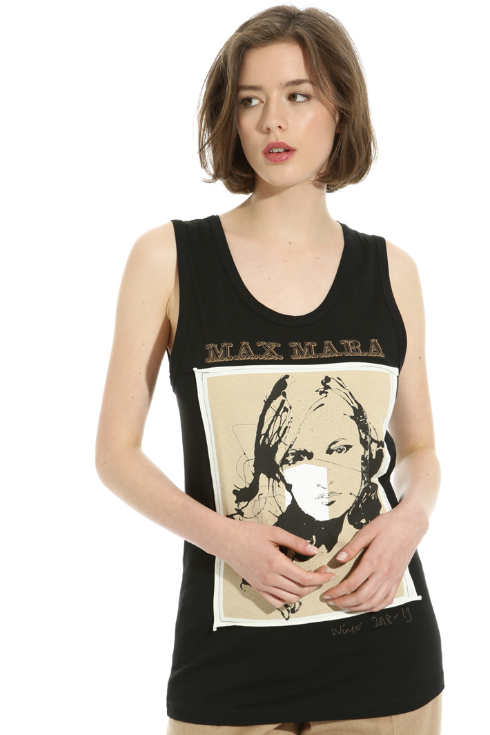 Printed tank top Intrend Printed tank top Intrend