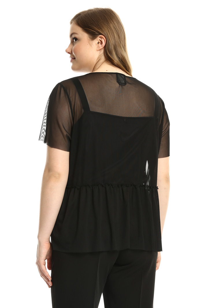 Stretch tulle T-shirt Intrend Stretch tulle T-shirt Intrend