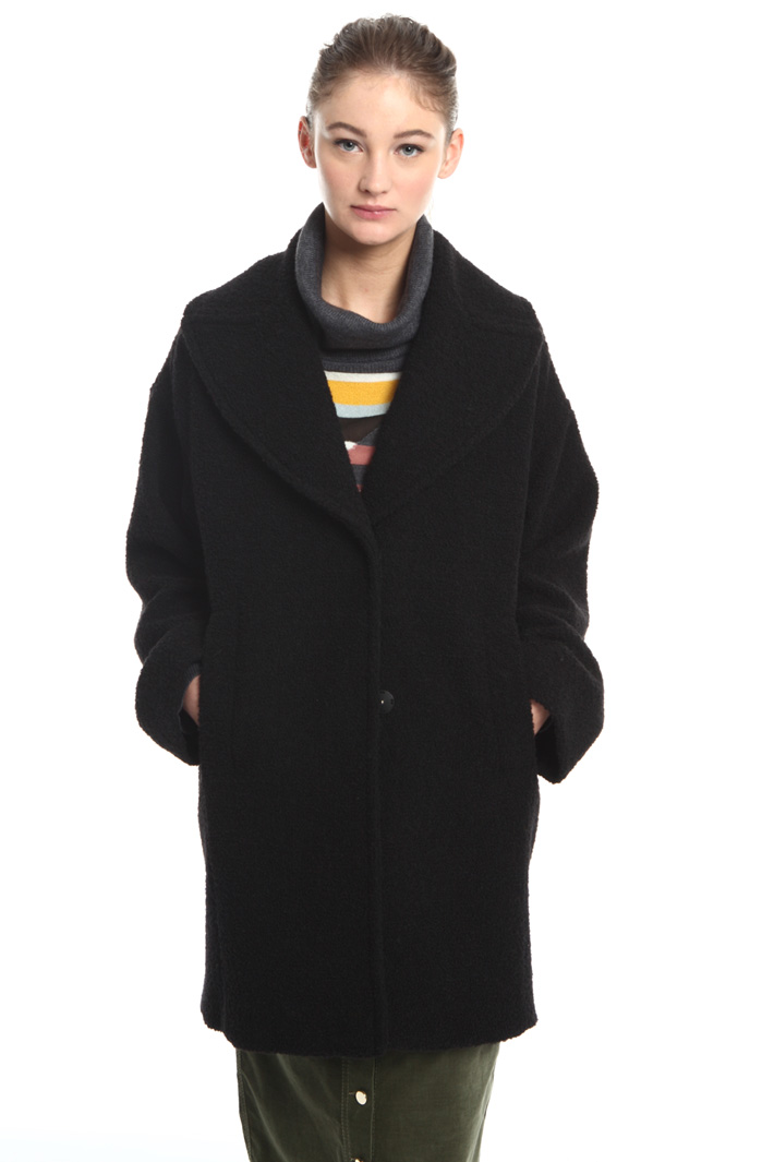 Bouclé wool coat Intrend Bouclé wool coat Intrend