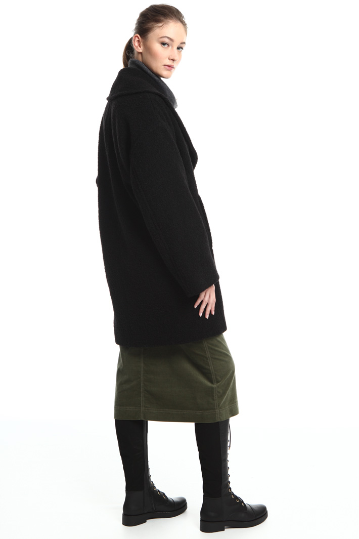 Bouclé wool coat Intrend Bouclé wool coat Intrend