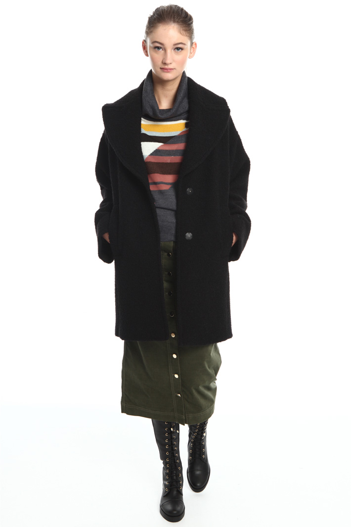 Bouclé wool coat Intrend Bouclé wool coat Intrend