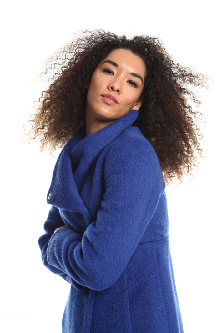 Double-breasted mohair coat Intrend Double-breasted mohair coat Intrend