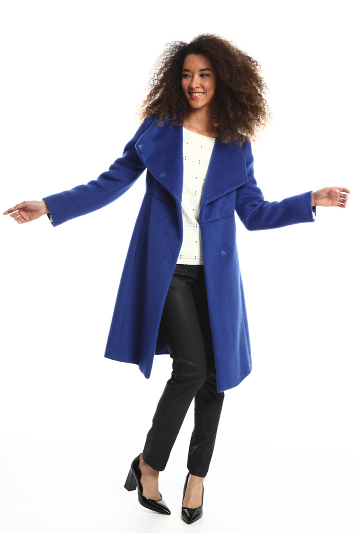 Double-breasted mohair coat Intrend Double-breasted mohair coat Intrend