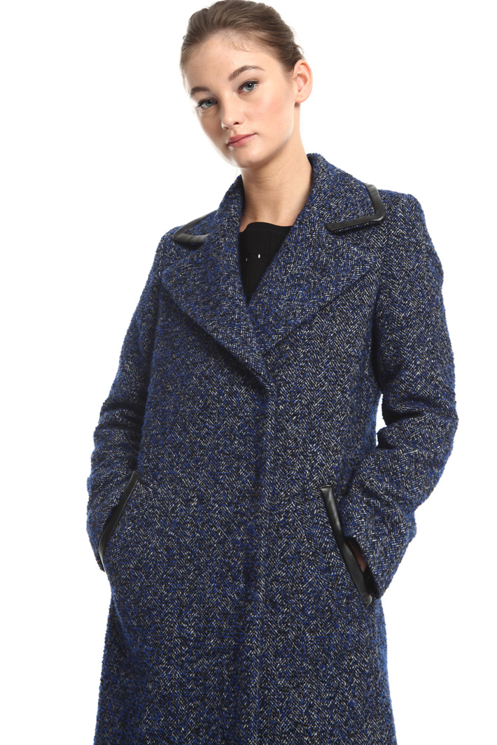 Bouclé wool coat Intrend Bouclé wool coat Intrend