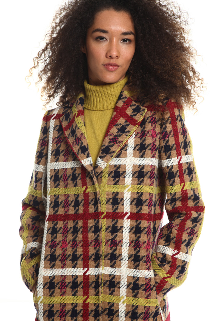 Checked wool coat Intrend Checked wool coat Intrend