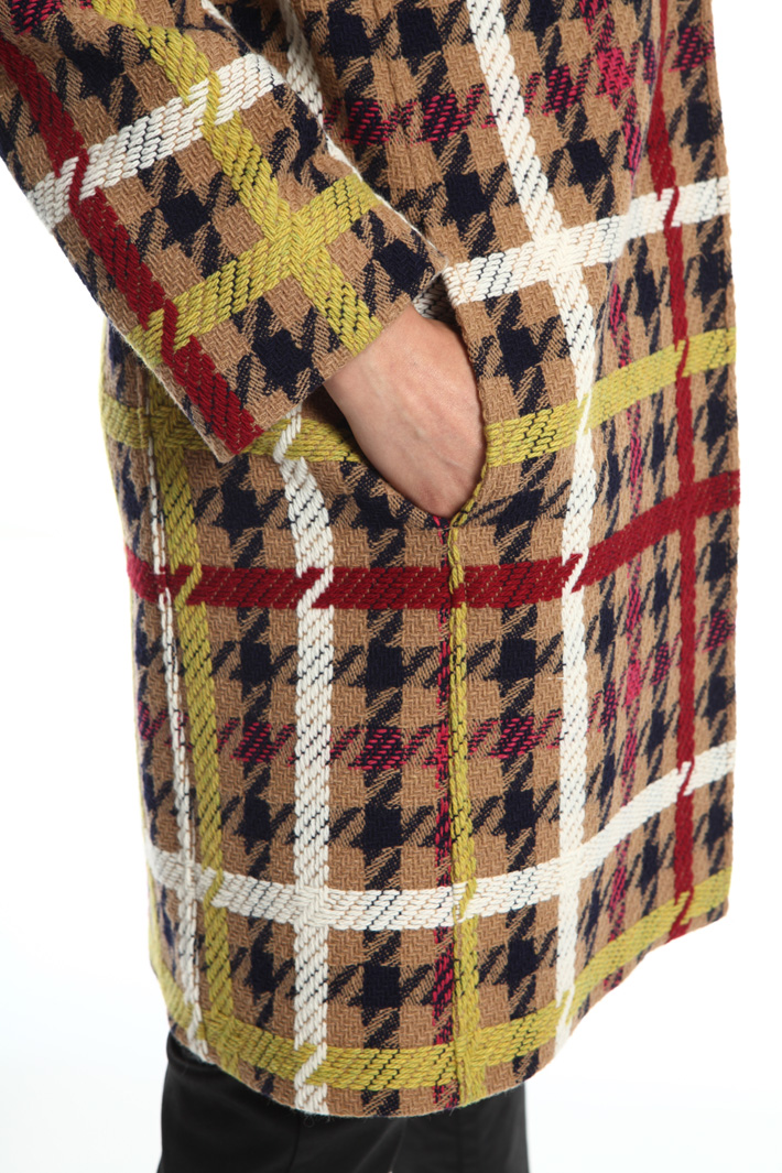 Checked wool coat Intrend Checked wool coat Intrend