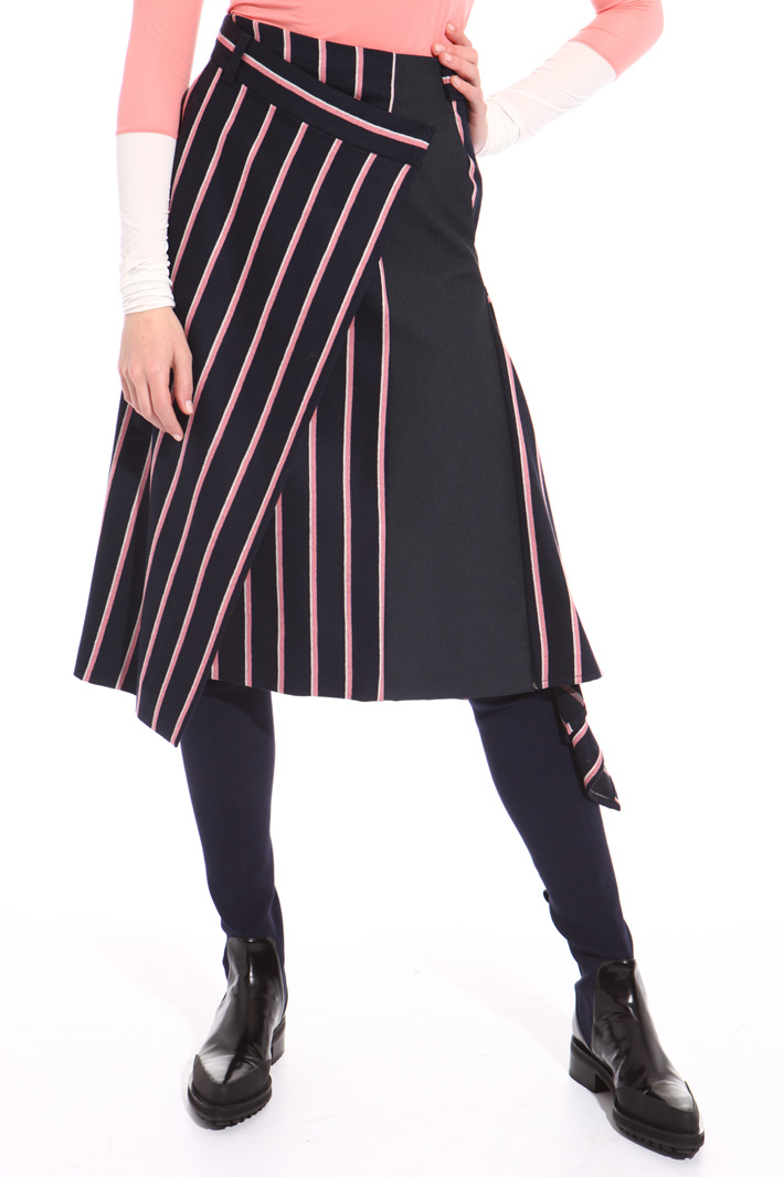 Asymmetrical wrap skirt Intrend Asymmetrical wrap skirt Intrend