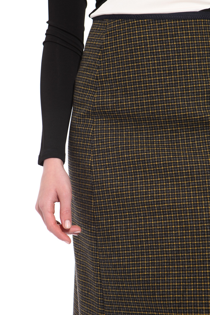 Bonded flannel skirt Intrend Bonded flannel skirt Intrend