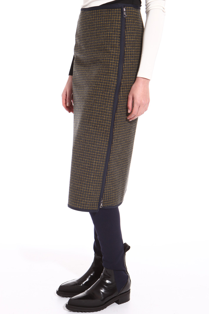 Bonded flannel skirt Intrend Bonded flannel skirt Intrend