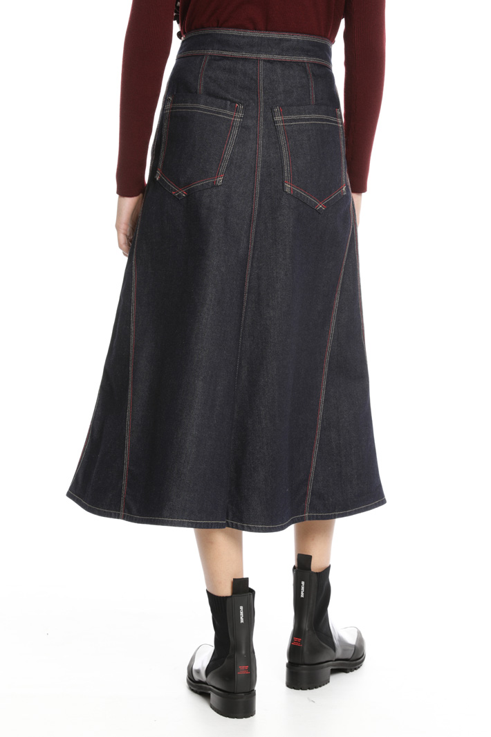 Flared denim skirt Intrend Flared denim skirt Intrend