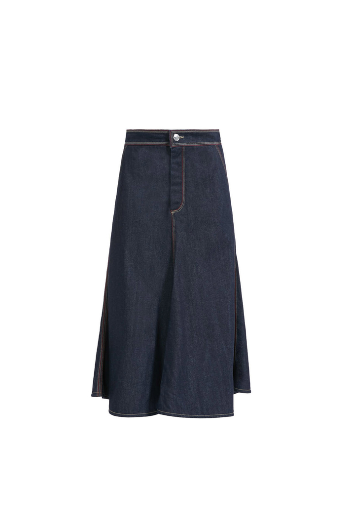 Flared denim skirt Intrend Flared denim skirt Intrend