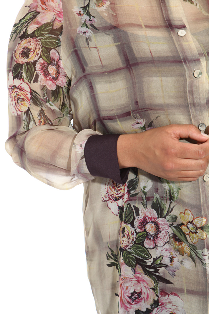 Silk georgette shirt Intrend Silk georgette shirt Intrend